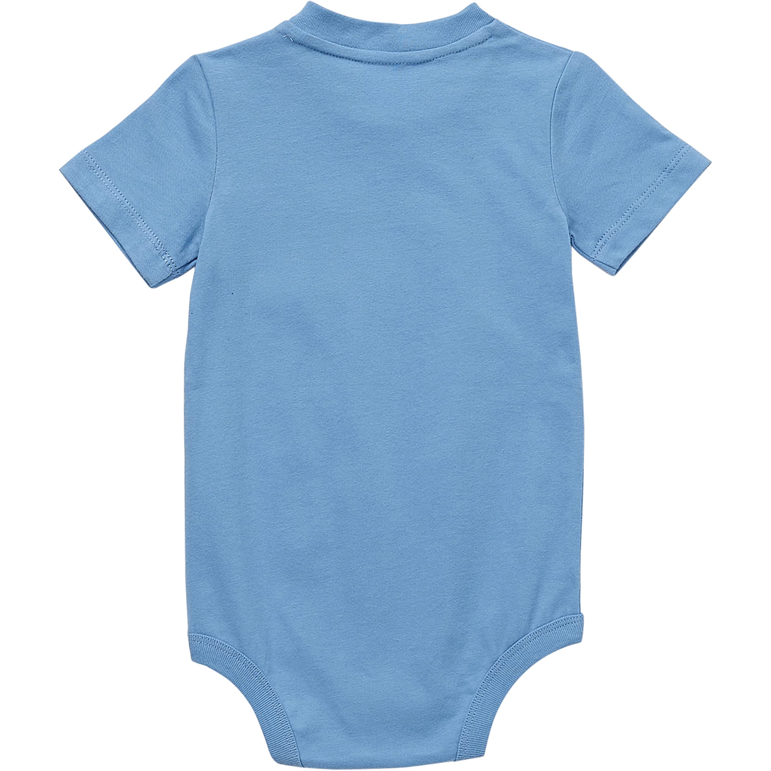 Carhartt Baby Girls' Short-Sleeve Bodysuit Pocket T-Shirt Onesie - Soft Cotton Romper for Playtime & Everyday Wear