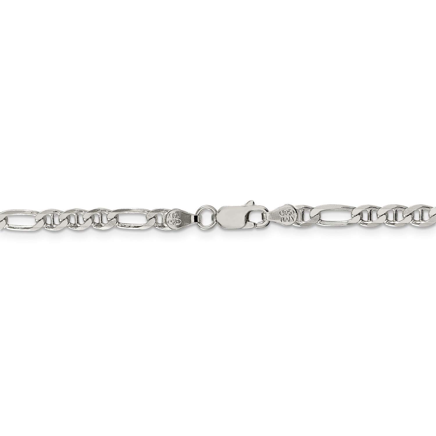 .925 Sterling Silver Figaro Anchor Chain Necklace, Bracelet or Anklet - Dainty Jewelry for Women, Men - Perfect for Gifts, Everyday Wear & Beach Outfits