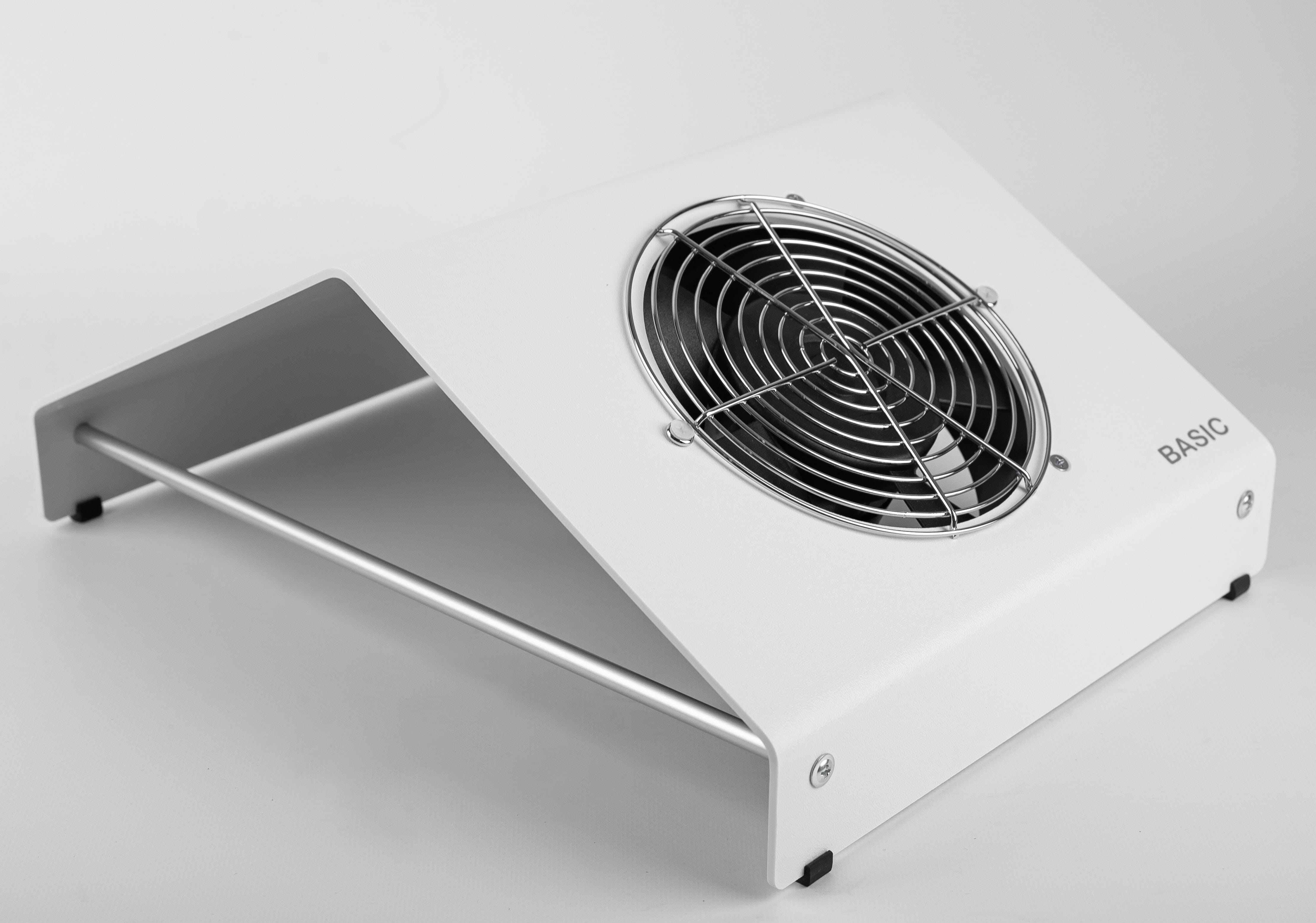 ULKA Professional White Nail Dust Collector with Stand for Pedicure & Manicure - Perfect for Nail Salons, Spas & Home Use