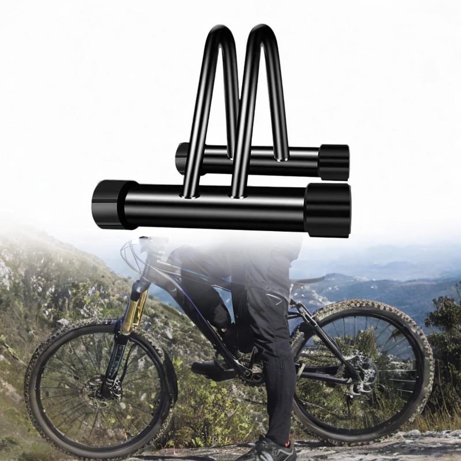 Qialexicon Bike Storage Rack - Easy to Assemble Wall Mounted Bicycle Organizer for Garage, Shed & Home - Perfect for Cycling Enthusiasts & Space Saving Solutions
