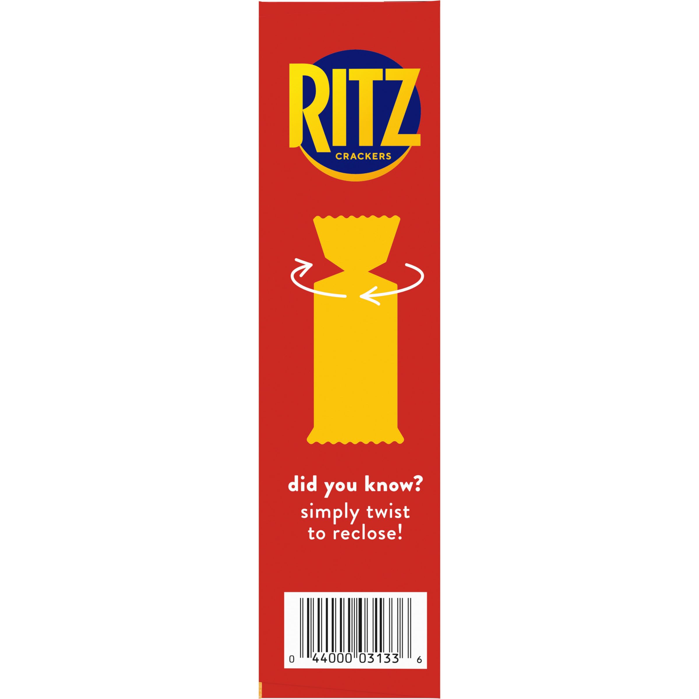 RITZ Whole Wheat Crackers - Healthy Snacks for Kids & Adults - Perfect for Lunch Boxes, School Snacks & Office Breaks - 12.9 oz Pack