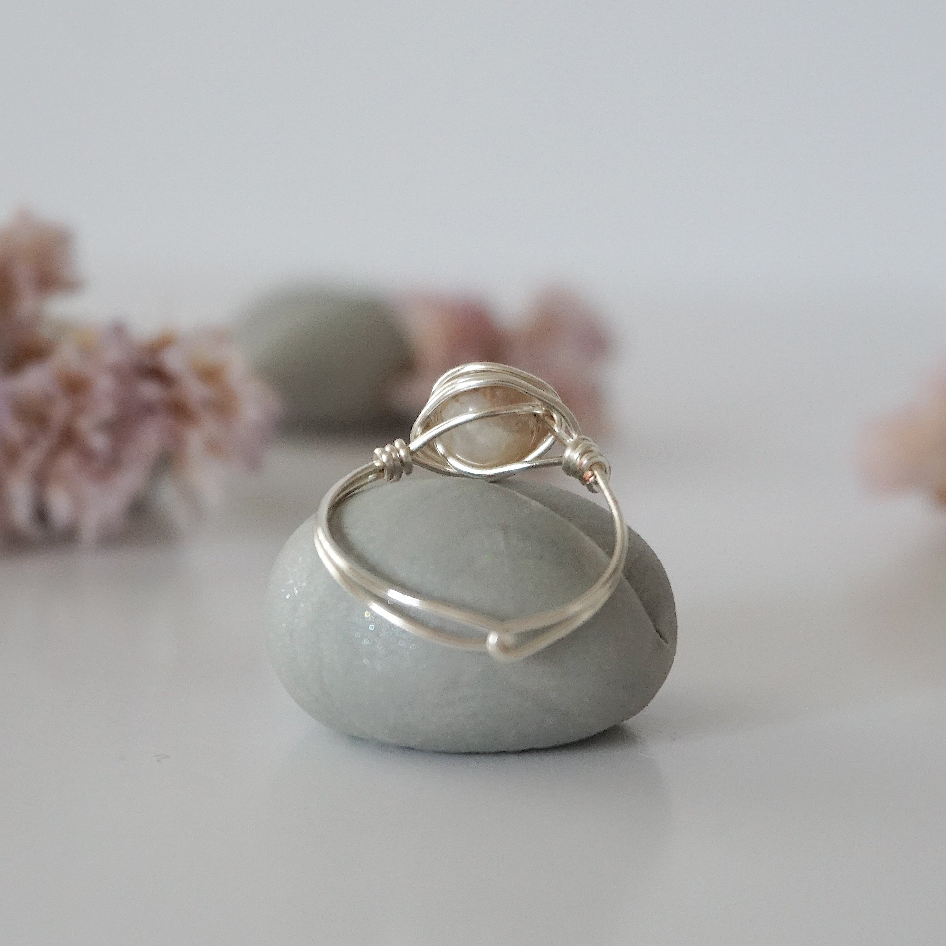 Peruvian Opal Birthstone Ring - Dainty & Elegant Jewelry for Women - Perfect for Gifts, Anniversaries, and Everyday Wear