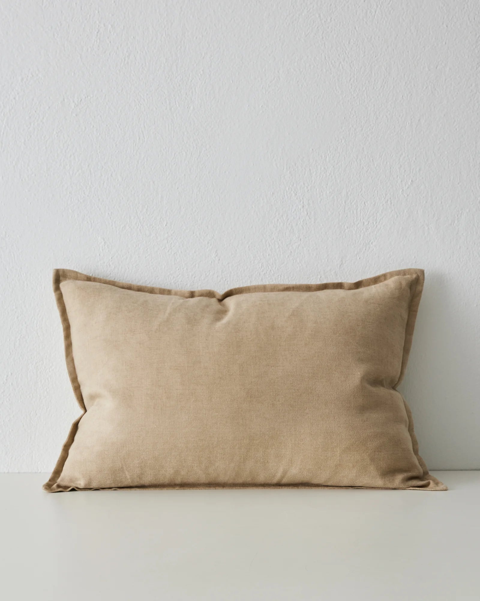 Fiore Cushion in Ecru - Soft Decorative Throw Pillow for Sofa, Bed & Home Decor