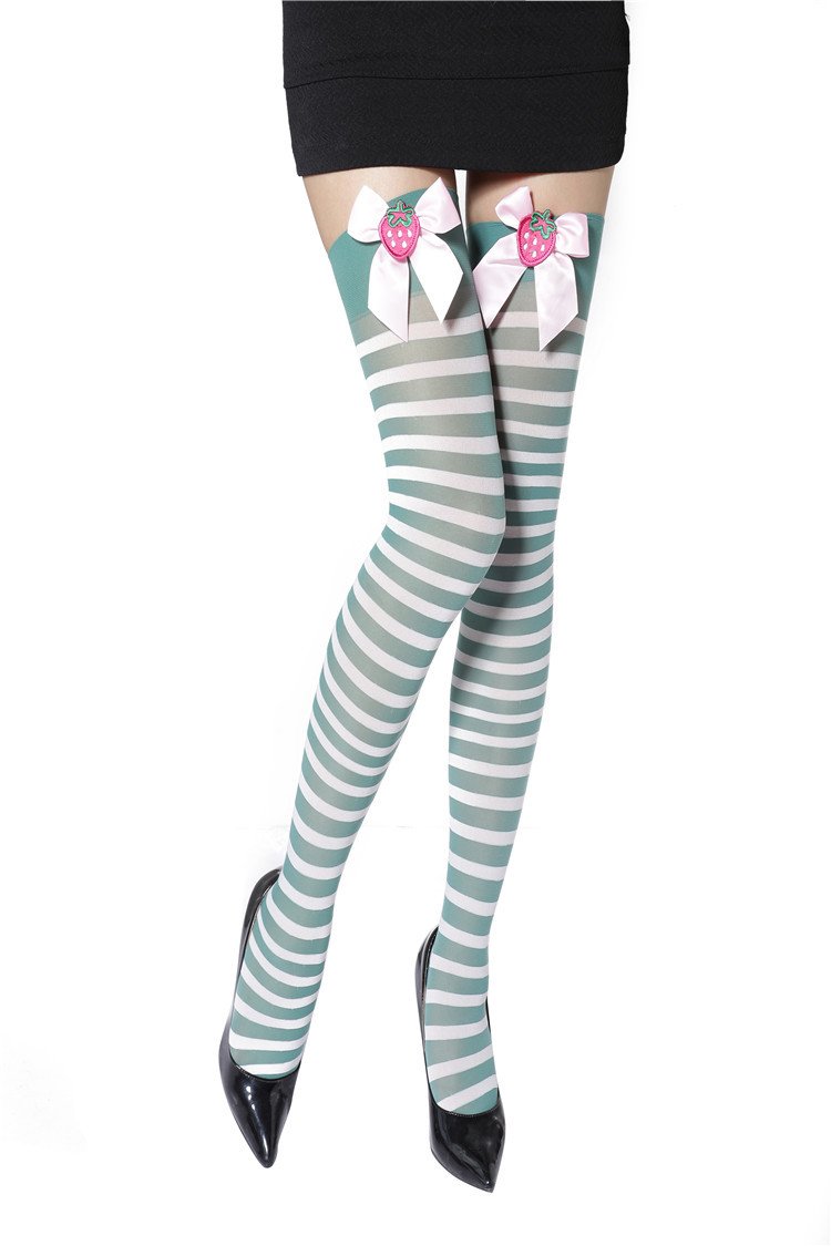 Retro Sexy Women's Thigh High Stockings - 15 Denier Ultra Thin Sheer Hosiery, Soft & Luxury Trendy Stockings for Party, Cosplay & Vintage Outfits