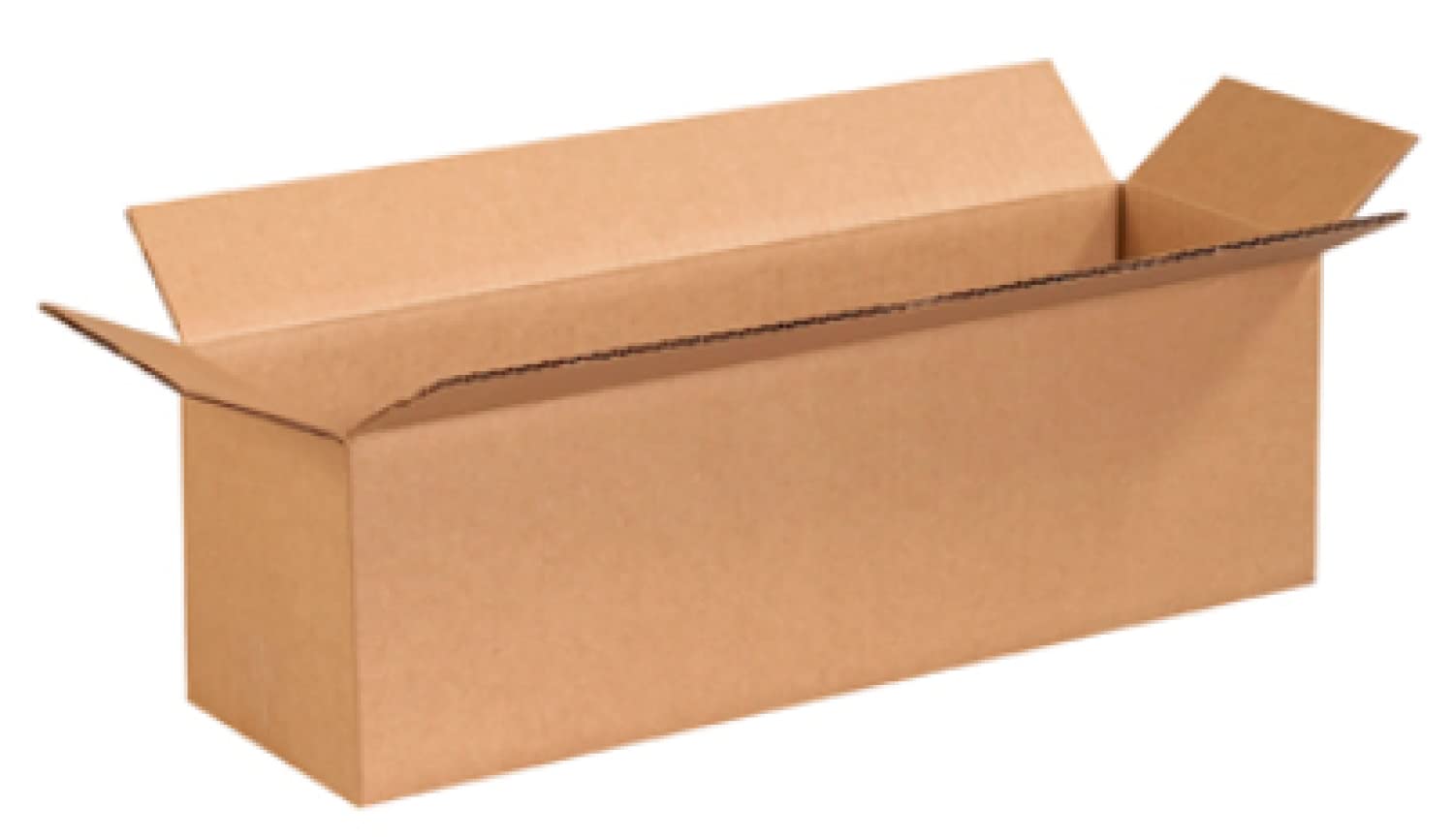 100 Pack 20x6x6 Corrugated Cardboard Shipping Boxes - Secure Seal Packing & Moving Boxes for Mailing, Storage & Home Organization
