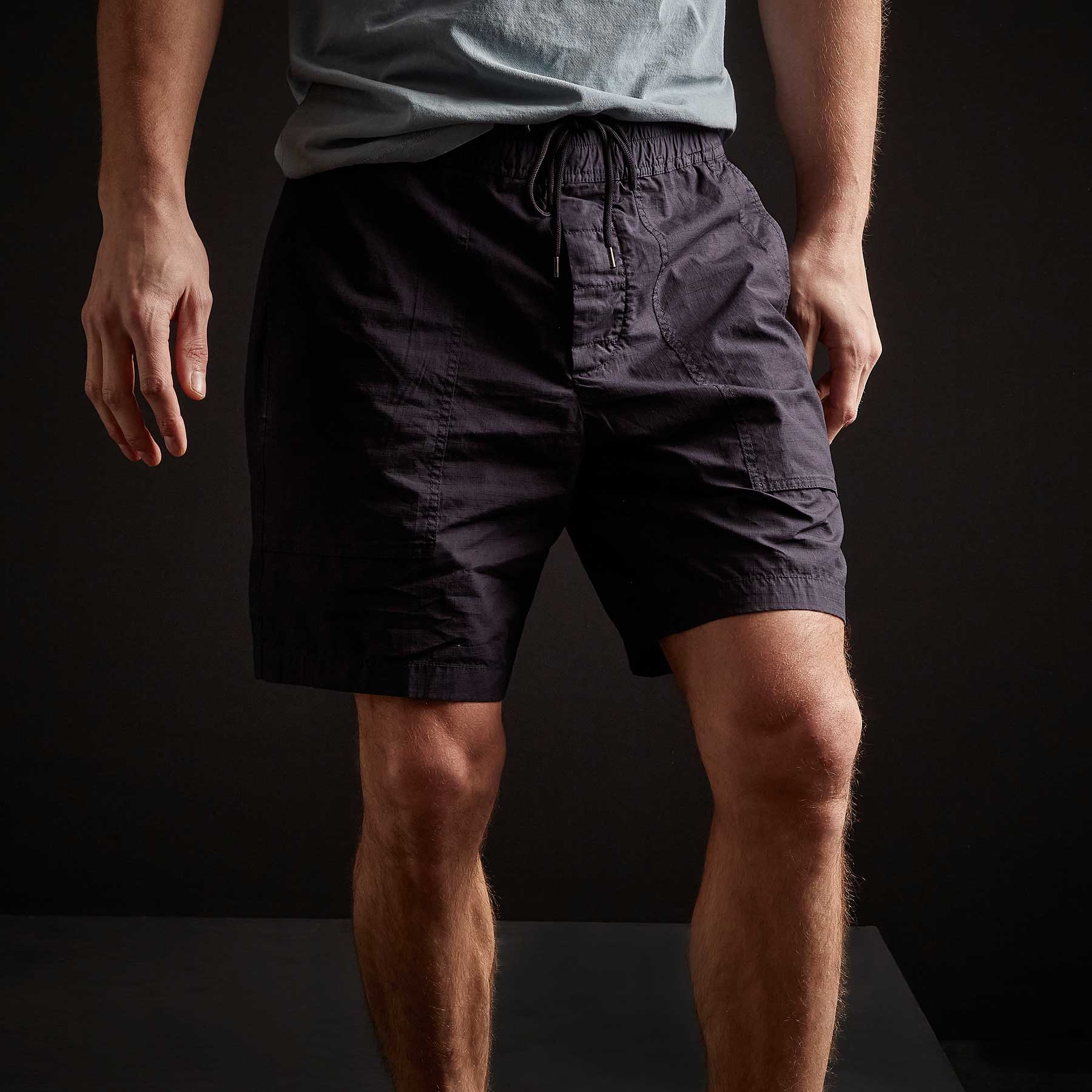 Rip Stop Shorts for Men - French Navy Blue Quick-Dry Outdoor Hiking & Casual Wear