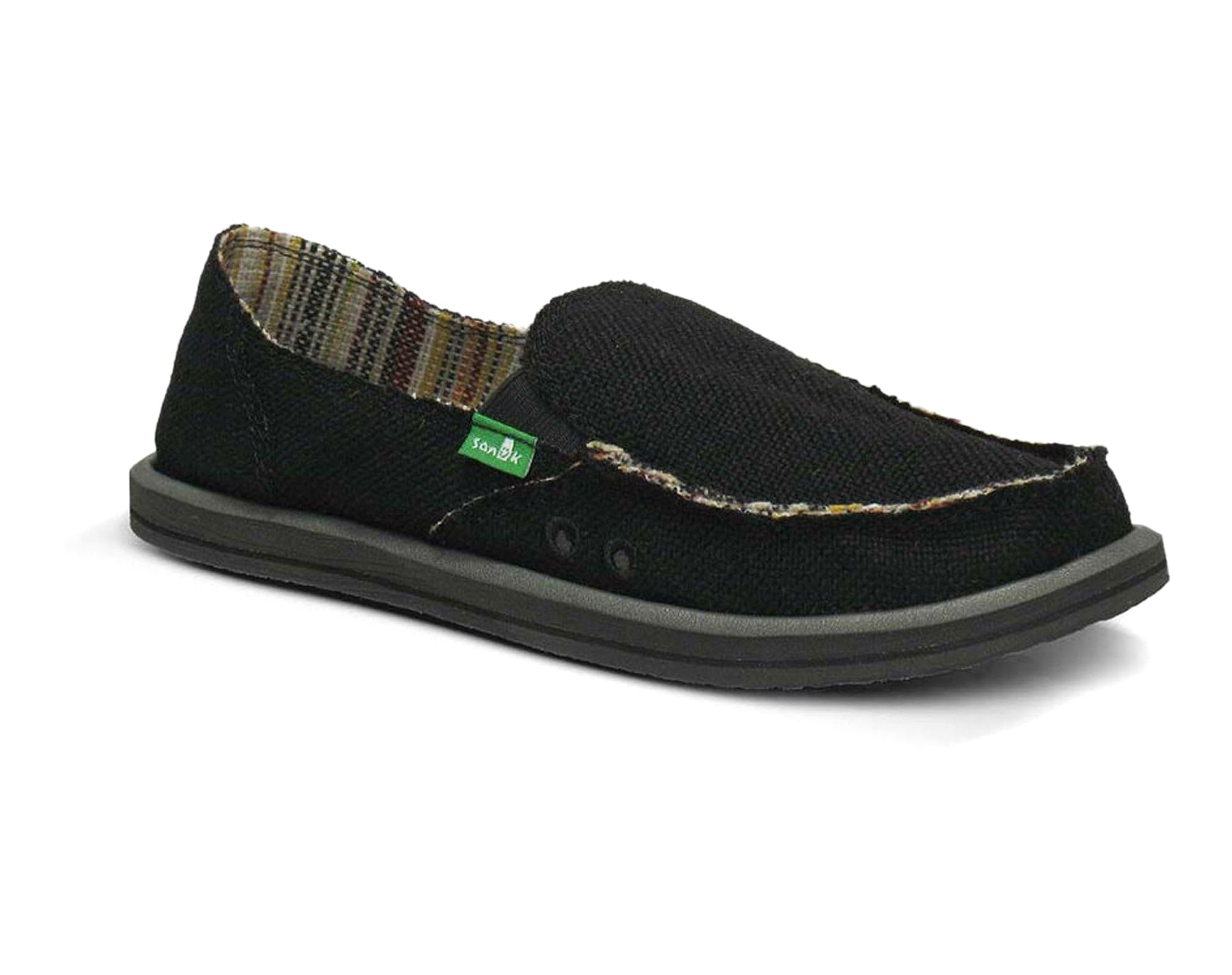 Sanuk Women's Donna Hemp Slip-On Loafers with Memory Foam Footbed - Comfortable Casual Shoes for Walking, Travel & Everyday Wear