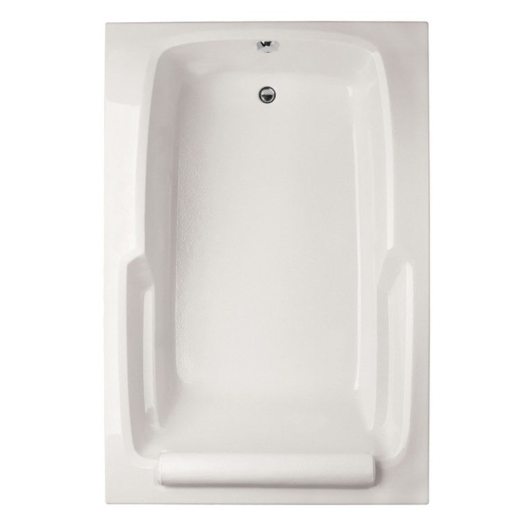 White Rectangle 8-Jet Acrylic Air Tub Designer Collection Duo Drop-In - 72 x 48 x 19 Inch - Perfect for Luxury Bathroom Spa & Relaxation