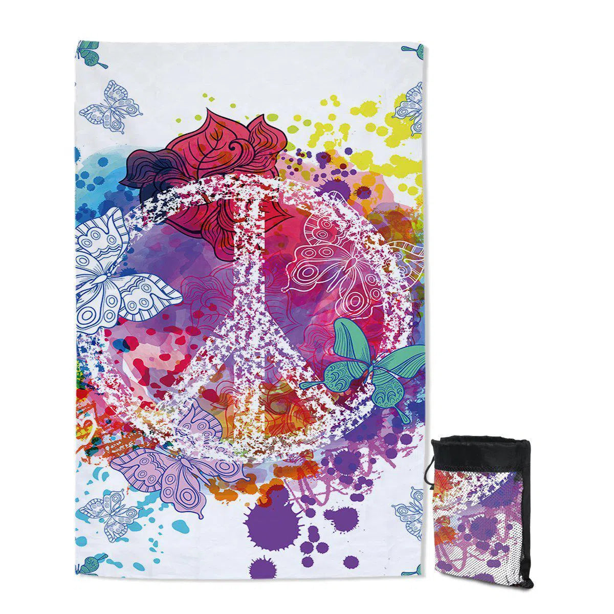 Sand-Free Beach Towel - Quick Dry, Lightweight & Super Absorbent - Perfect for Pool, Travel & Outdoor Activities