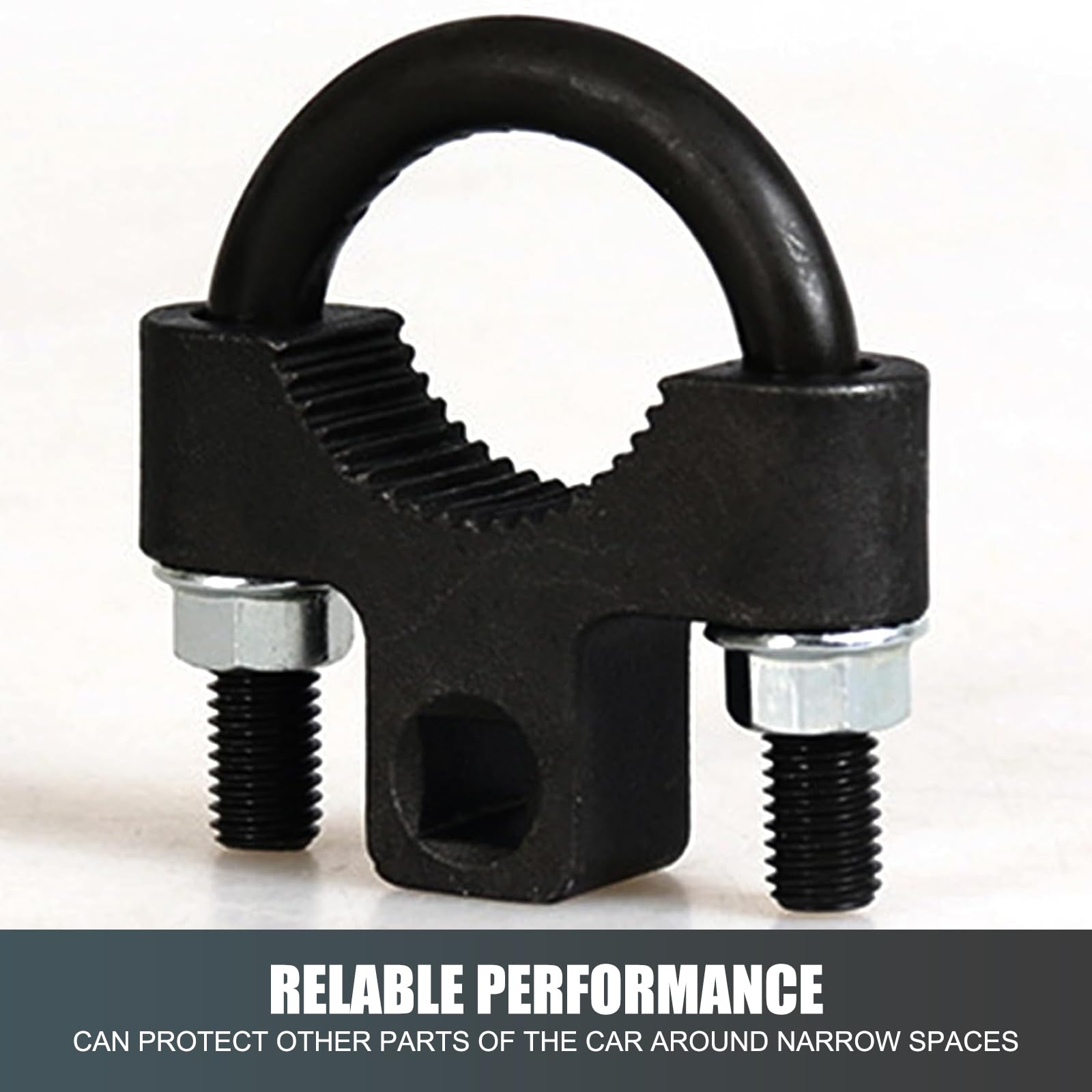 1 PC Heavy Duty Inner Tie Rod Tool - Hard Metal Inner Tie Rod Removal & Installation Wrench with Non-Slip Teeth - Universal Fit for Most Cars & Trucks (Black) - Perfect for DIY Auto Repairs & Professional Mechanics