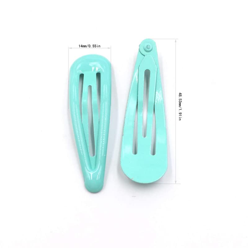10 Pairs Colorful Glossy Snap Prong Hair Clips for Women & Girls - Bendy Barrettes & Hair Bows by Art&Beauty | Perfect for School, Parties & Everyday Styling