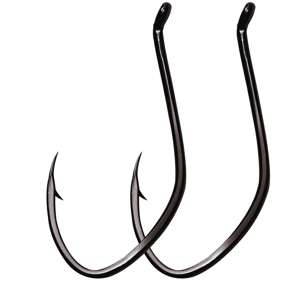 100pcs Catfish Hooks - High Carbon Steel Fishing Hooks for Saltwater & Big River