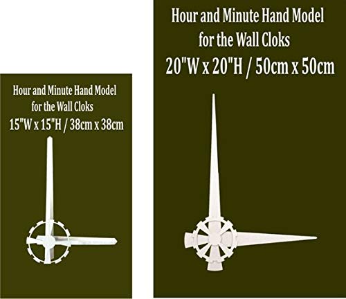 DEKADRON Unique Design Metal Wall Clock with Birds - Modern Industrial Silent Movement 15 Inch - Metal Wall Art & Home Office Decor for Living Room, Bedroom, or Office