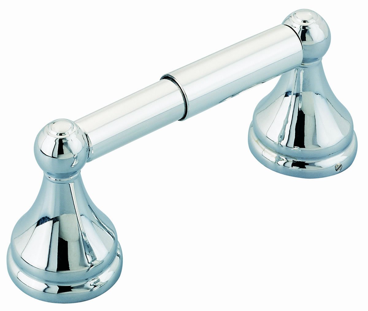 Design House 532887 Allante Modern Chrome Toilet Paper Holder - Bathroom Tissue Roll Stand for Home, Hotel & Office - Polished Chrome Finish for Stylish Décor