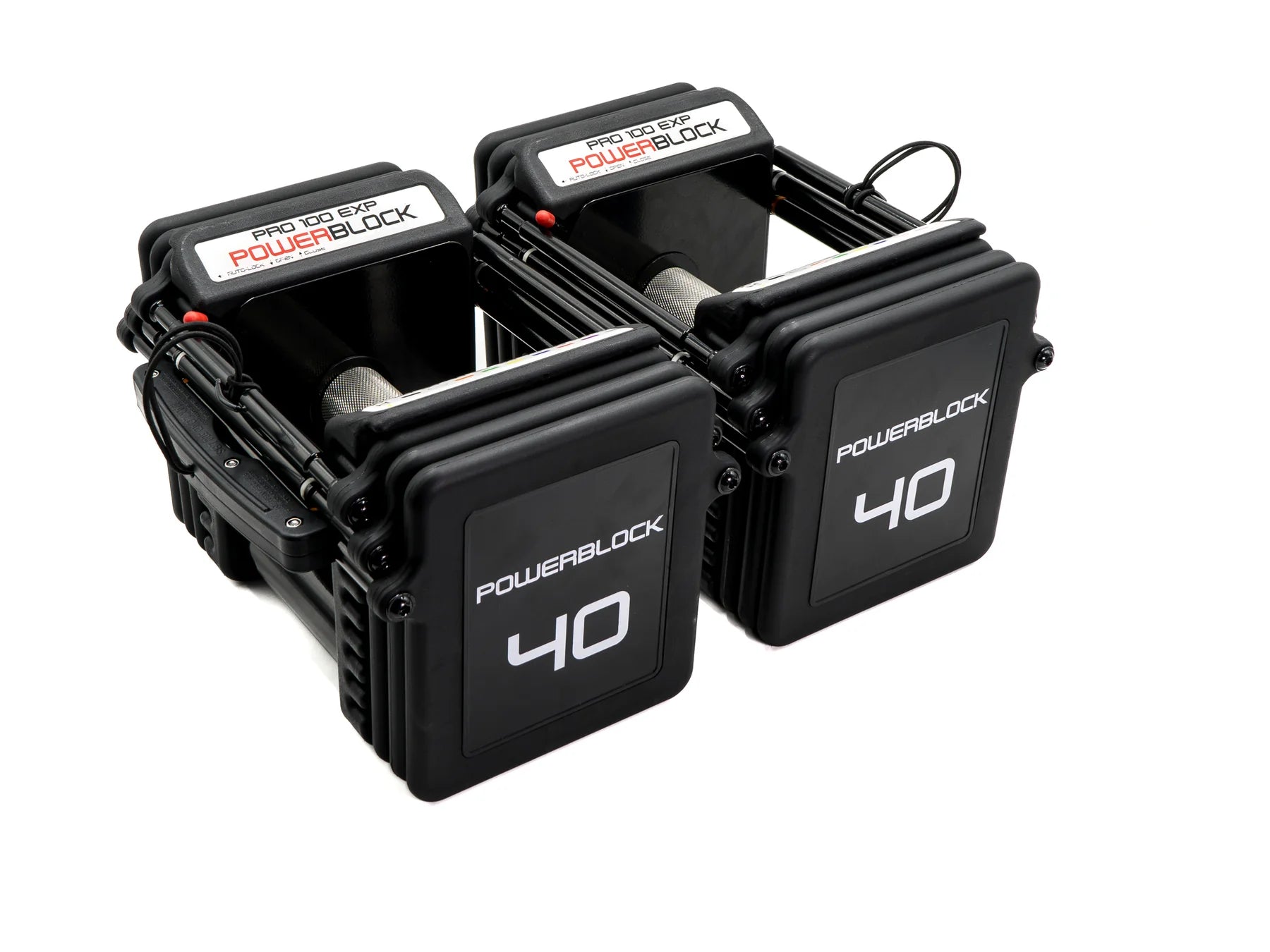 PowerBlock PRO 100 EXP Stage 1 Adjustable Dumbbell Set - Home Gym Strength Training Equipment for Weight Lifting & Fitness Workouts - Perfect for Small Spaces & Full-Body Exercises