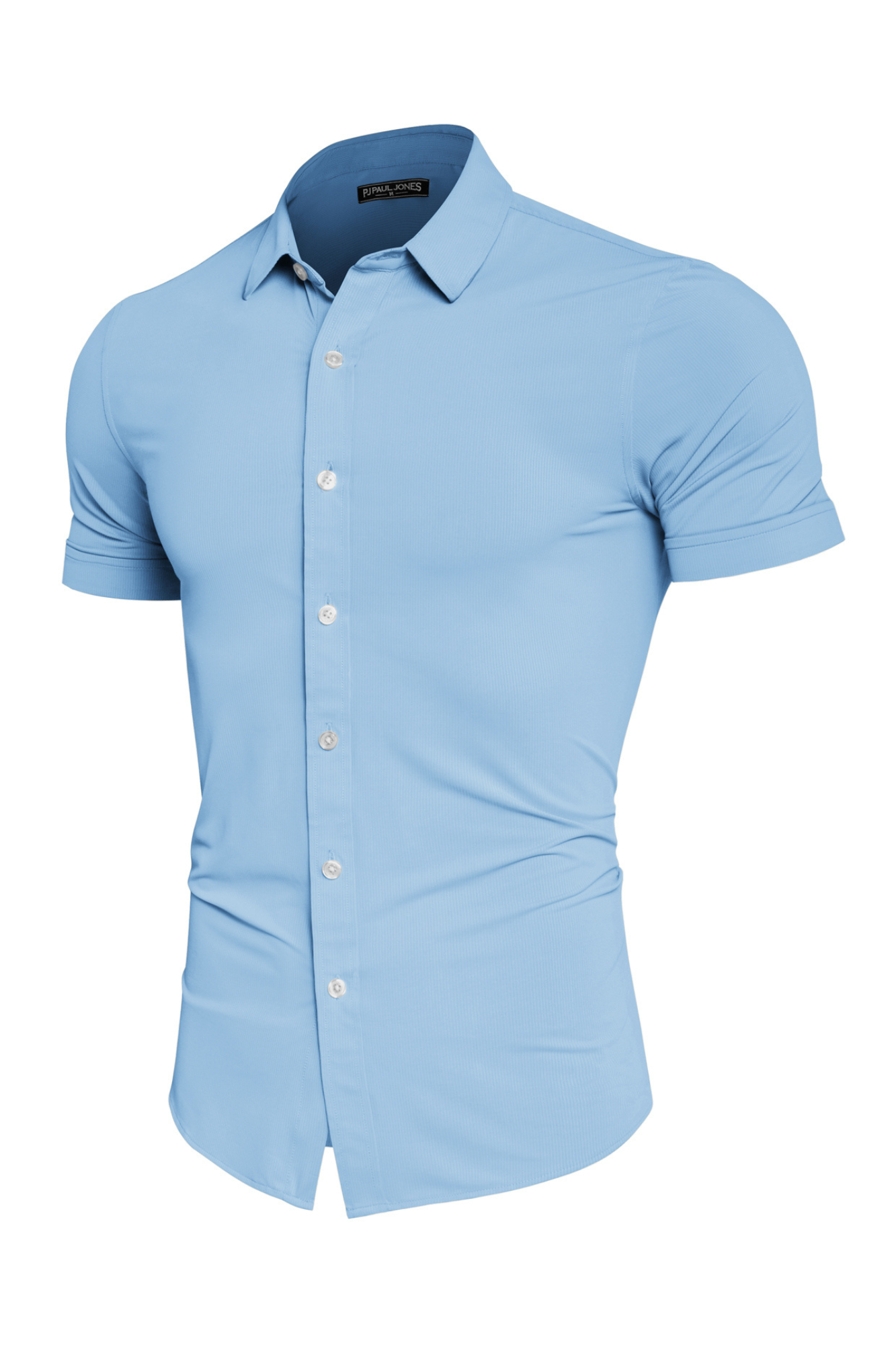 Men's Short Sleeve Casual Button Down Shirt - 4-Way Stretch Travel Dress Shirt for Business & Vacation - Comfortable Office Wear & Weekend Outfits