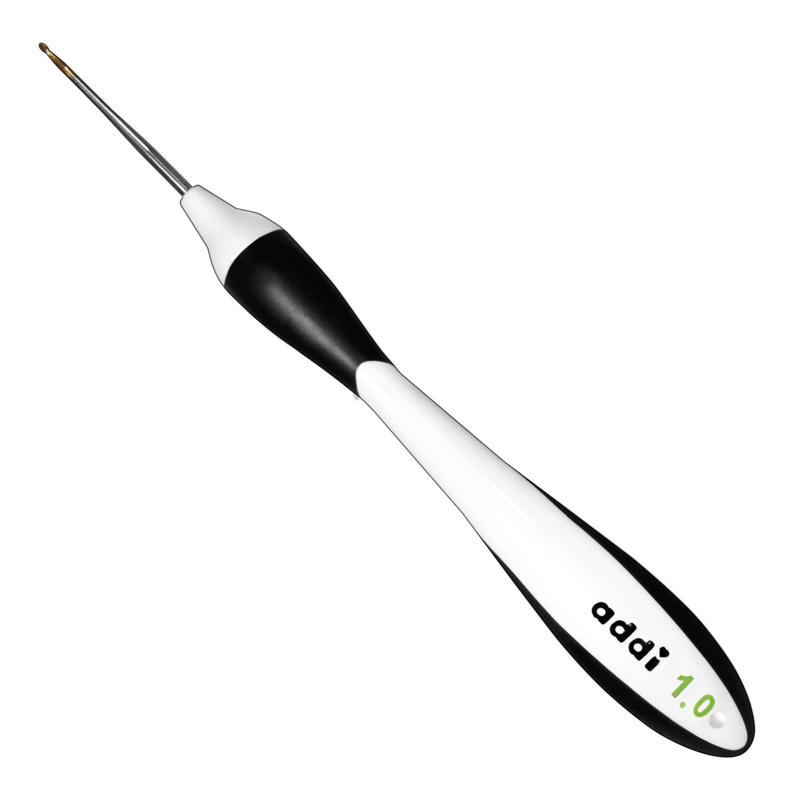 Addi Swing Crochet Hook - US Size 16 (0.60mm) - Ergonomic Crochet Needle for Comfortable Knitting - Perfect for Yarn Crafts, Amigurumi, and Crochet Projects