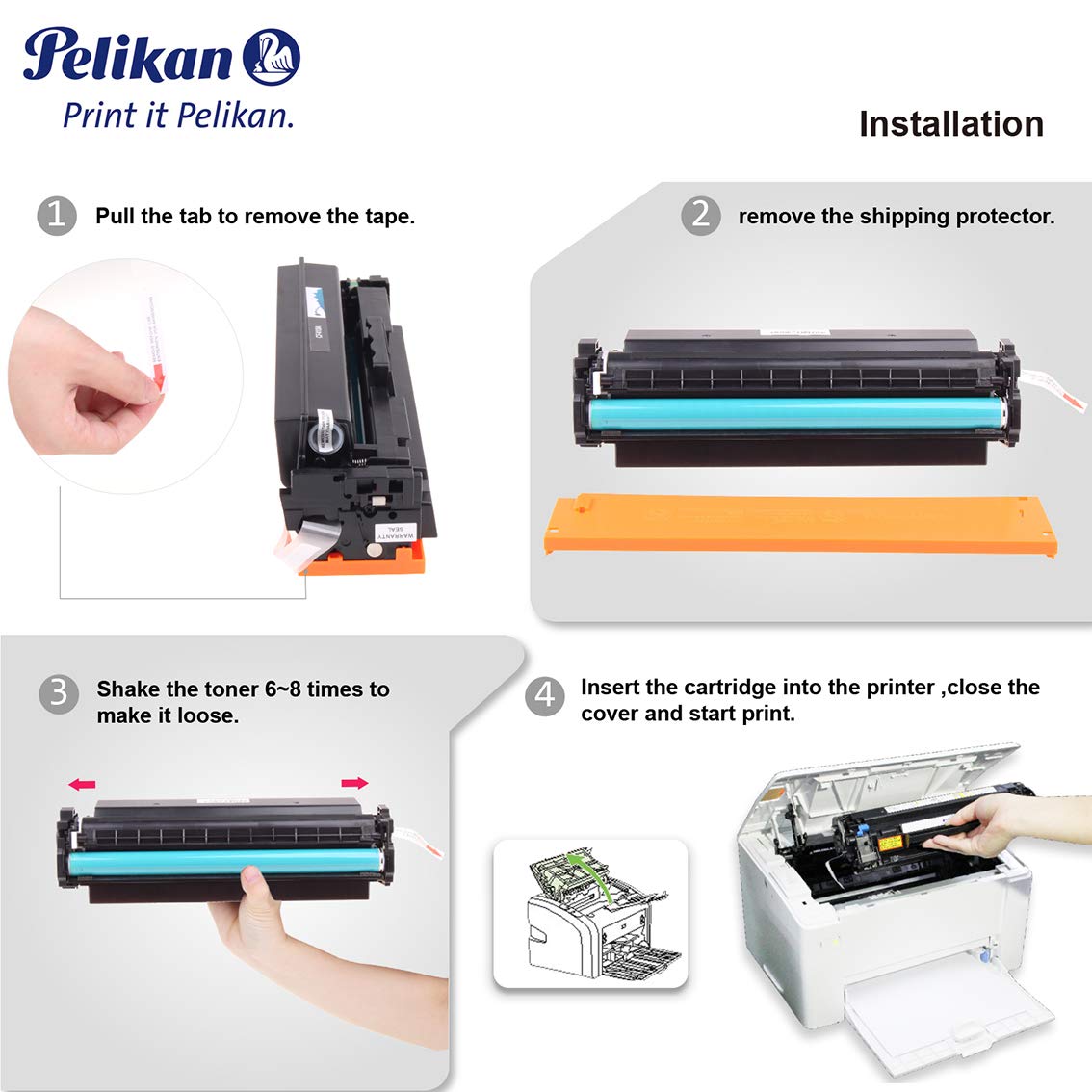 Original HP CF410A Compatible Toner Cartridge Replacement for HP LaserJet Pro M452DN, M452DW, M452NW & MFP M477FDW, M477FDN, M477FNW, MFP M377 Printers - High Yield Black Ink for Office & Home Printing