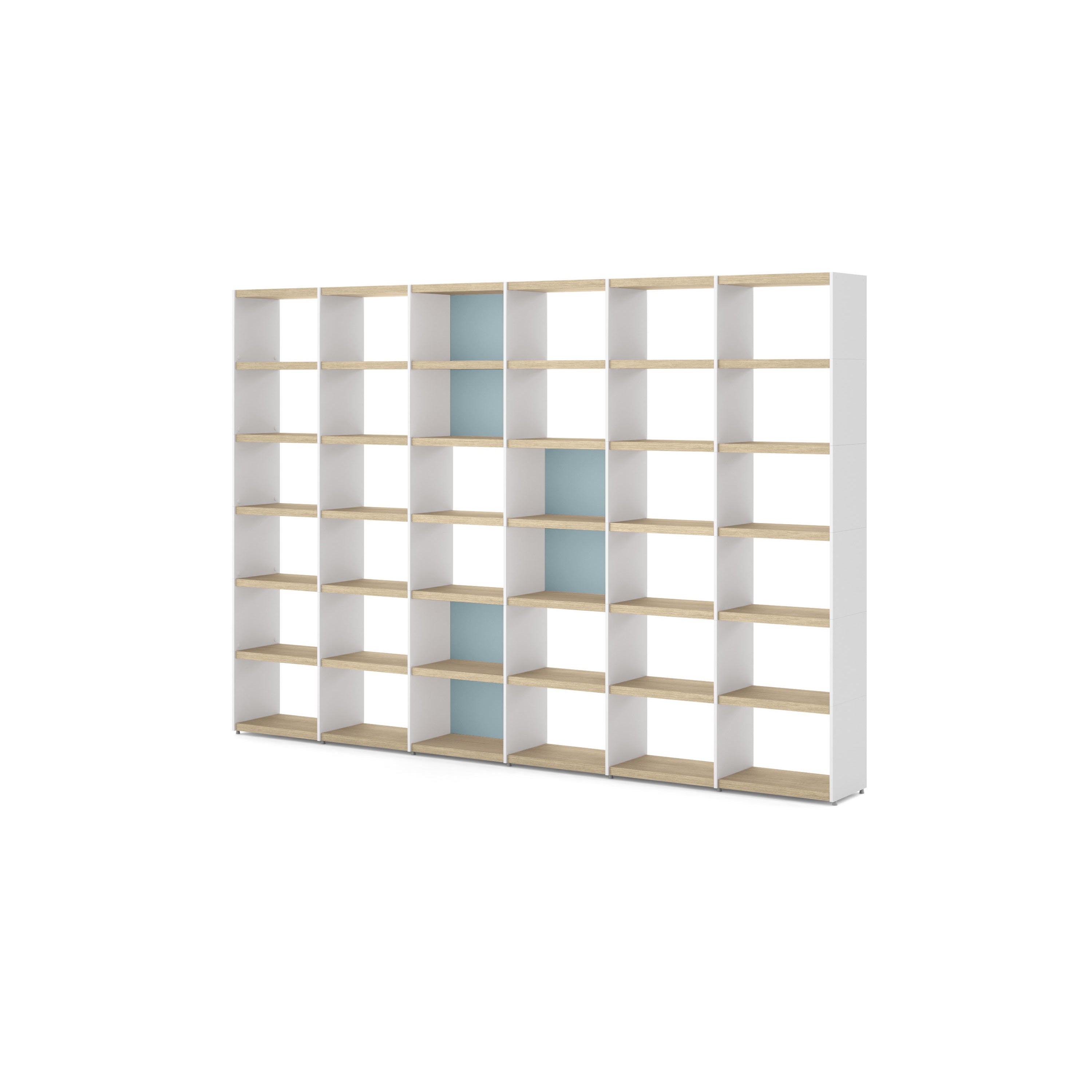 YOMO 6x6 Modular Bookshelf - Customizable Storage Shelf for Home & Office - Perfect for Living Room, Bedroom, or Study Organization