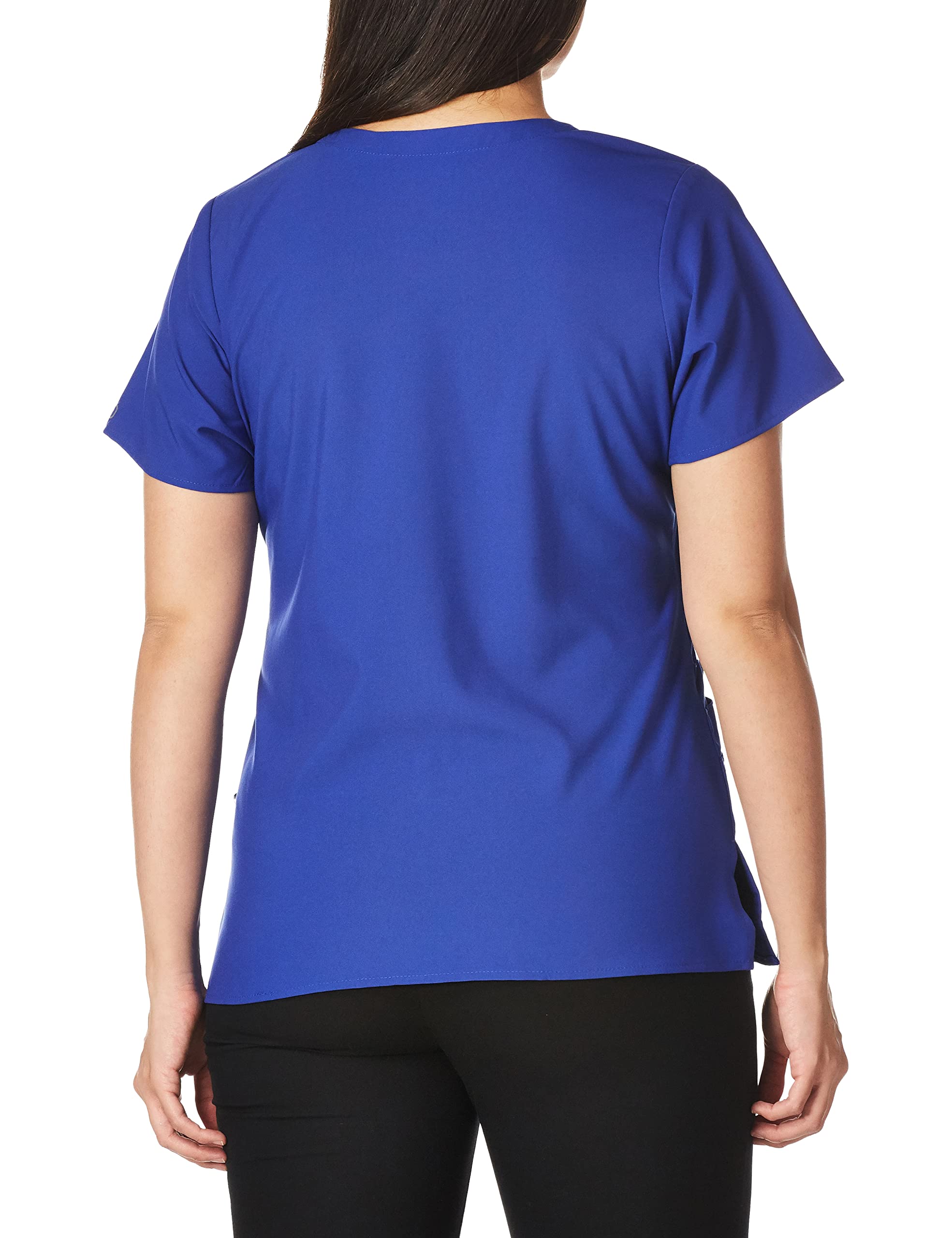 WonderWink Women's Mock Wrap Top - Comfortable & Stylish Nursing Scrub Top for Healthcare Professionals | Perfect for Hospitals, Clinics & Medical Workwear
