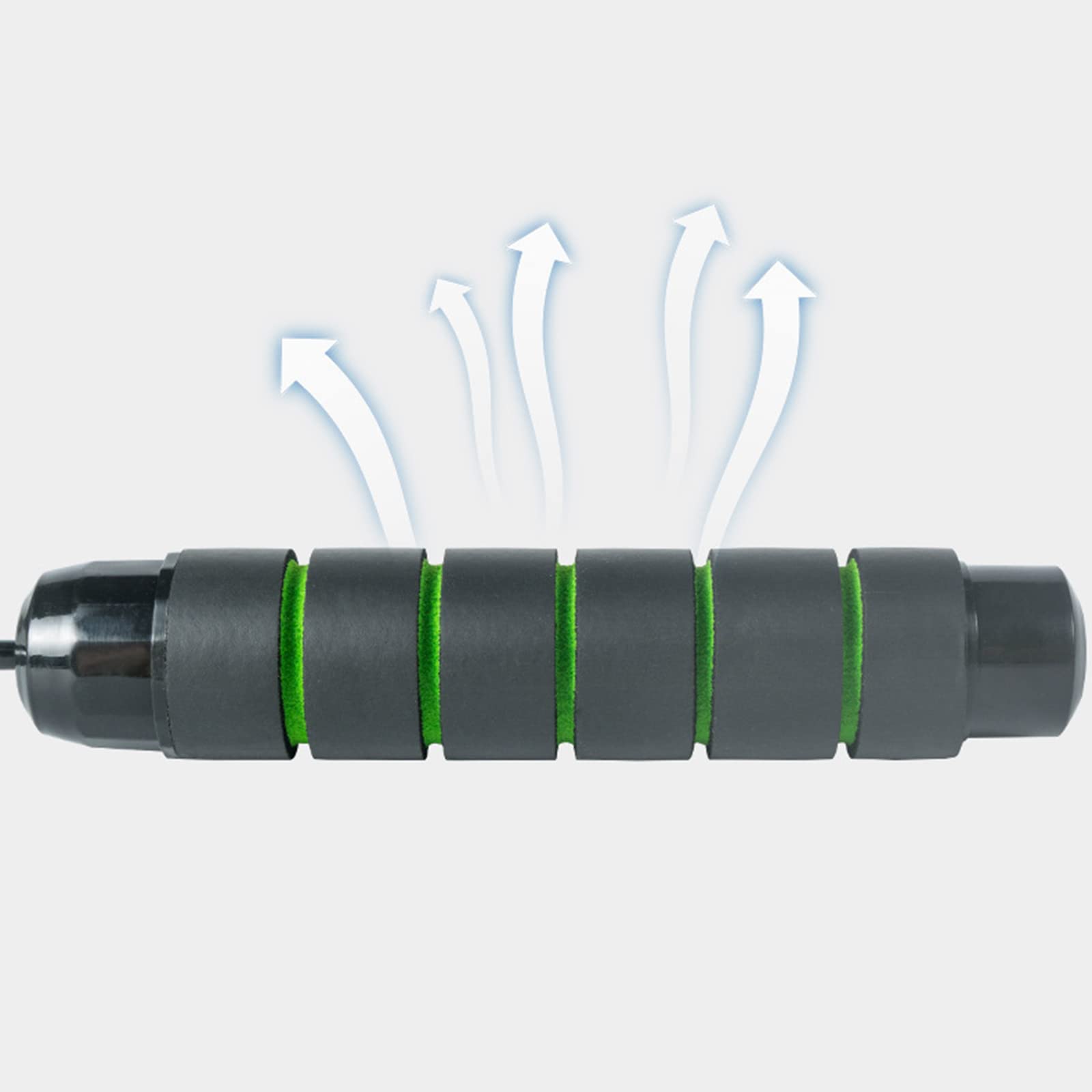 Anti-Slip Plastic Handles Speed Jump Rope - Adjustable PVC Skipping Rope with Ball Bearings for Tangle-Free Workouts - Perfect for Fitness Training, Cardio Exercise & Home Gym