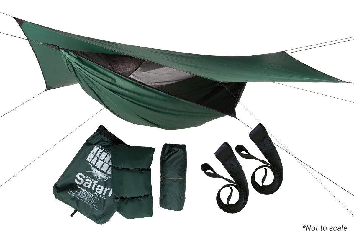Hennessy Hammock Safari Deluxe Zip XXL - Ultralight Camping Hammock for Backpacking, Hiking & Outdoor Adventures