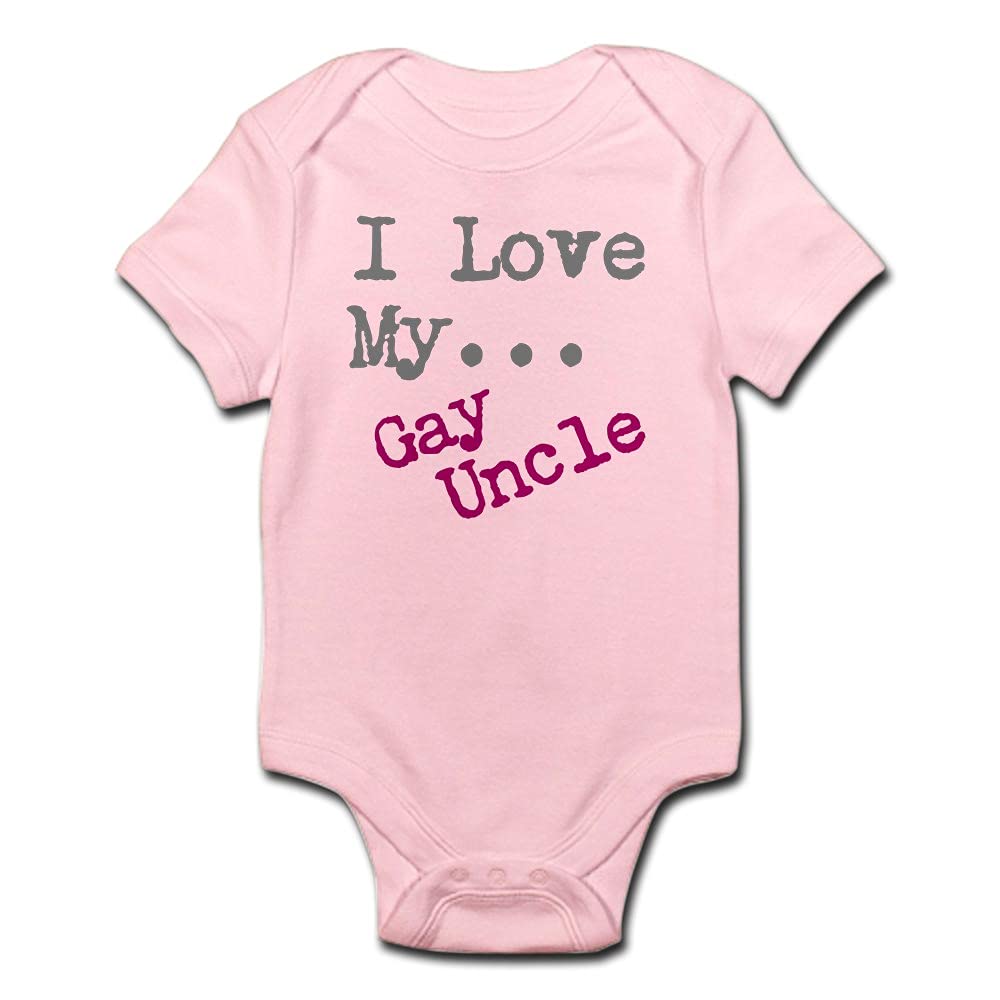 I Love My Gay Uncle Baby Bodysuit - Funny LGBTQ+ Family Outfit for Infants & Toddlers - Perfect for Pride Events, Family Gatherings & Photo Shoots