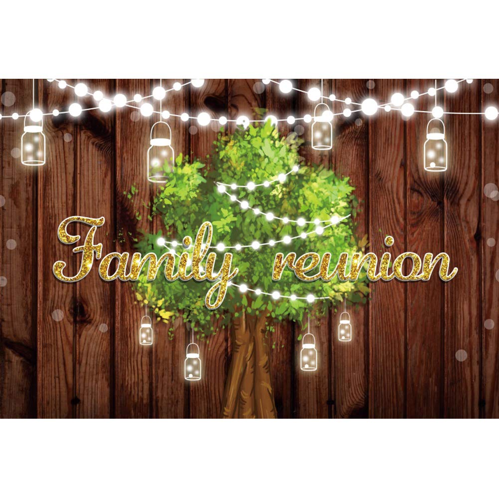 5x3ft Rustic Brown Wood Wall Backdrop with Green Christmas Trees - Perfect for Family Reunion Photography, Party Cake Table Decor, and Celebration Photo Studio Props | Ideal for Holiday Gatherings, Birthday Parties, and Professional Photography Sessions