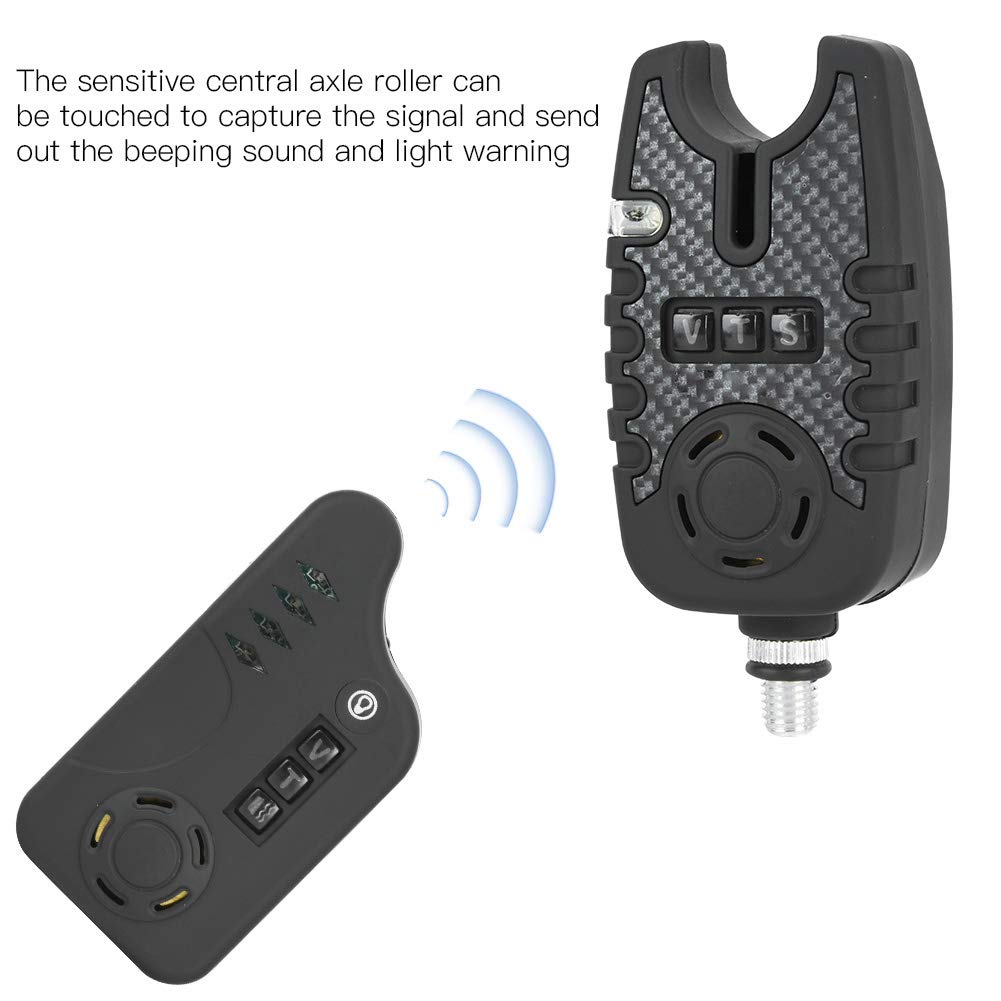 Dilwe Fishing Bite Alarm - ABS Light Fishing Alert & Strike Indicator for Carp Fishing - Perfect for Night Fishing and Bank Fishing Accessories