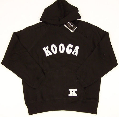 KOOGA COLLEGE TRAINING & PITCHSIDE RUGBY HOODY - Black | Rugby Practice & Game Day Warm-Up Hoodie for Players & Fans