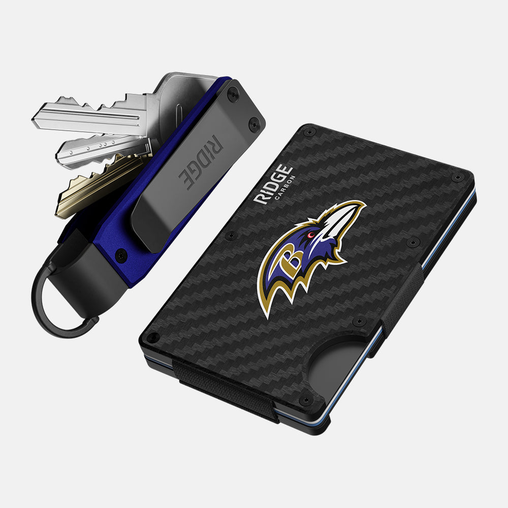 Baltimore Ravens Carbon Fiber 3K Daily Driver Kit - Perfect for NFL Fans, Car Enthusiasts & Tailgating Parties