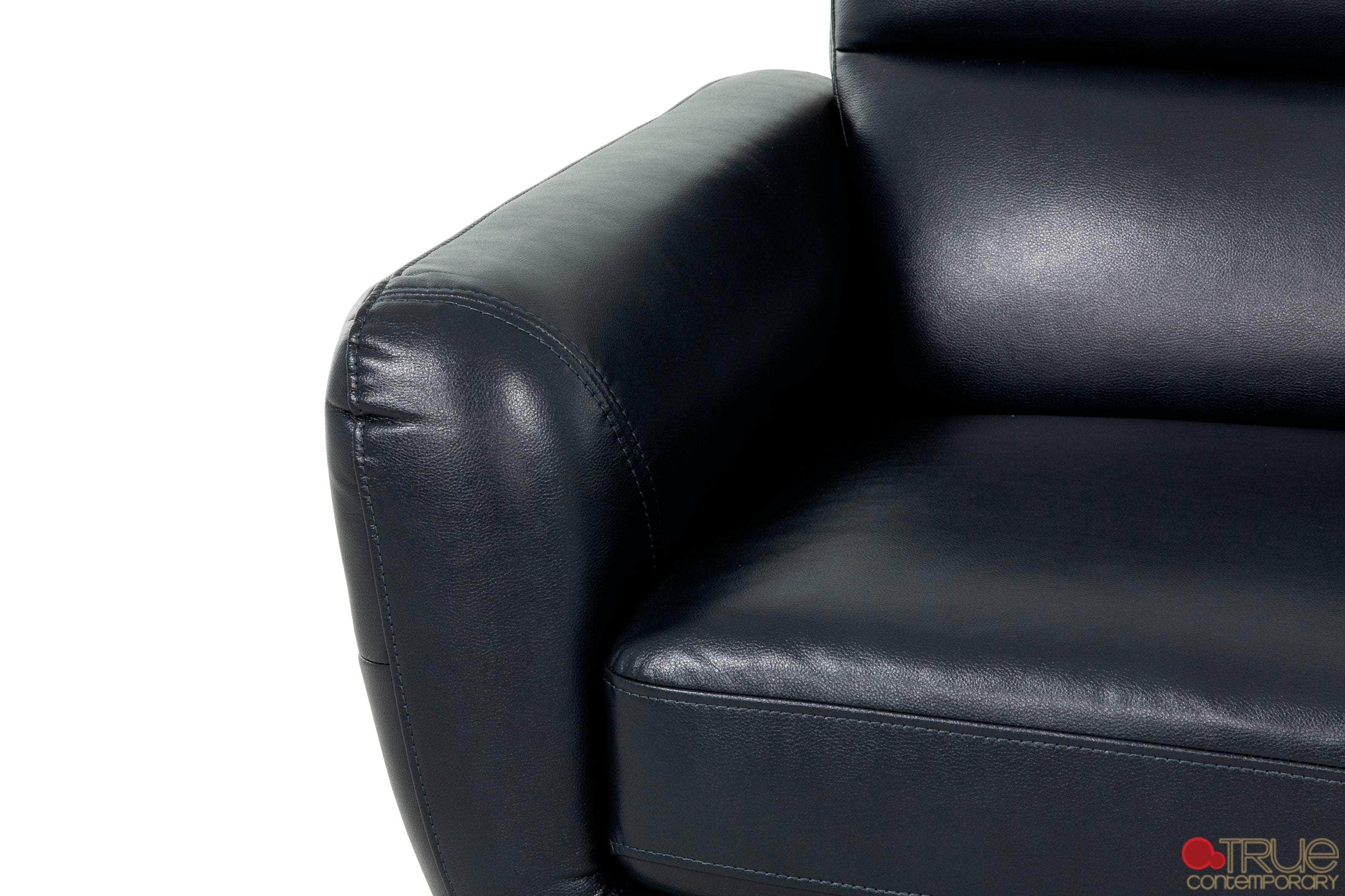 William Tufted Faux Leather Loveseat Sofa - 2 Color Options | Modern Small Space Living Room Furniture | Perfect for Apartments, Dorms & Cozy Spaces