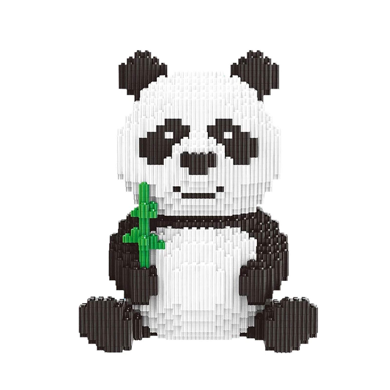Massage-AED Nanoblock Animals - DIY 3689-Piece Panda Building Set, 3D Educational STEM Toys for Kids | Creative Model Building Blocks for Home Decoration & Gift Giving