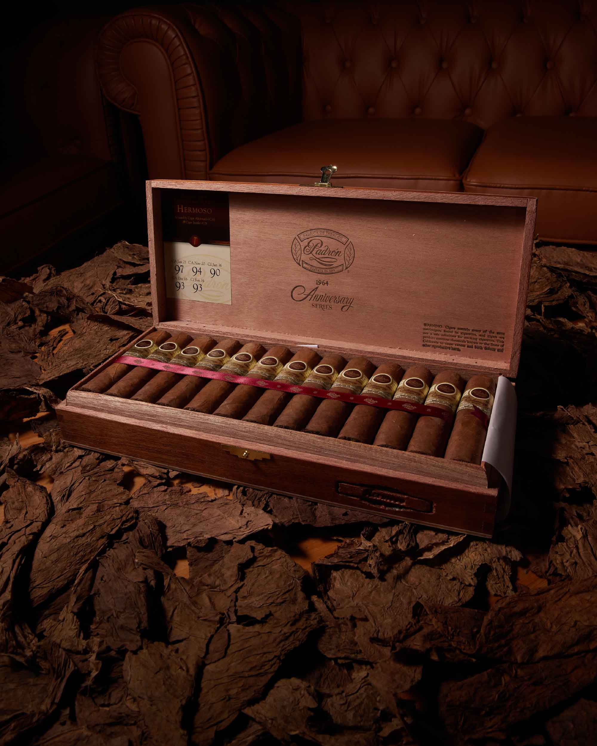 Padrón 1964 Anniversary Series Hermoso Natural Cigar - Premium Handmade Cigar for Special Occasions & Celebrations