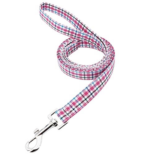 Pink Plaid Leash
