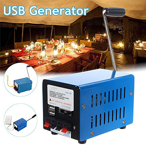 Emergency Hand Crank Dynamo USB Charger - High Power Portable Generator for Outdoor Camping, Survival Gear, Power Bank - Perfect for Hiking, Blackouts & Emergency Preparedness