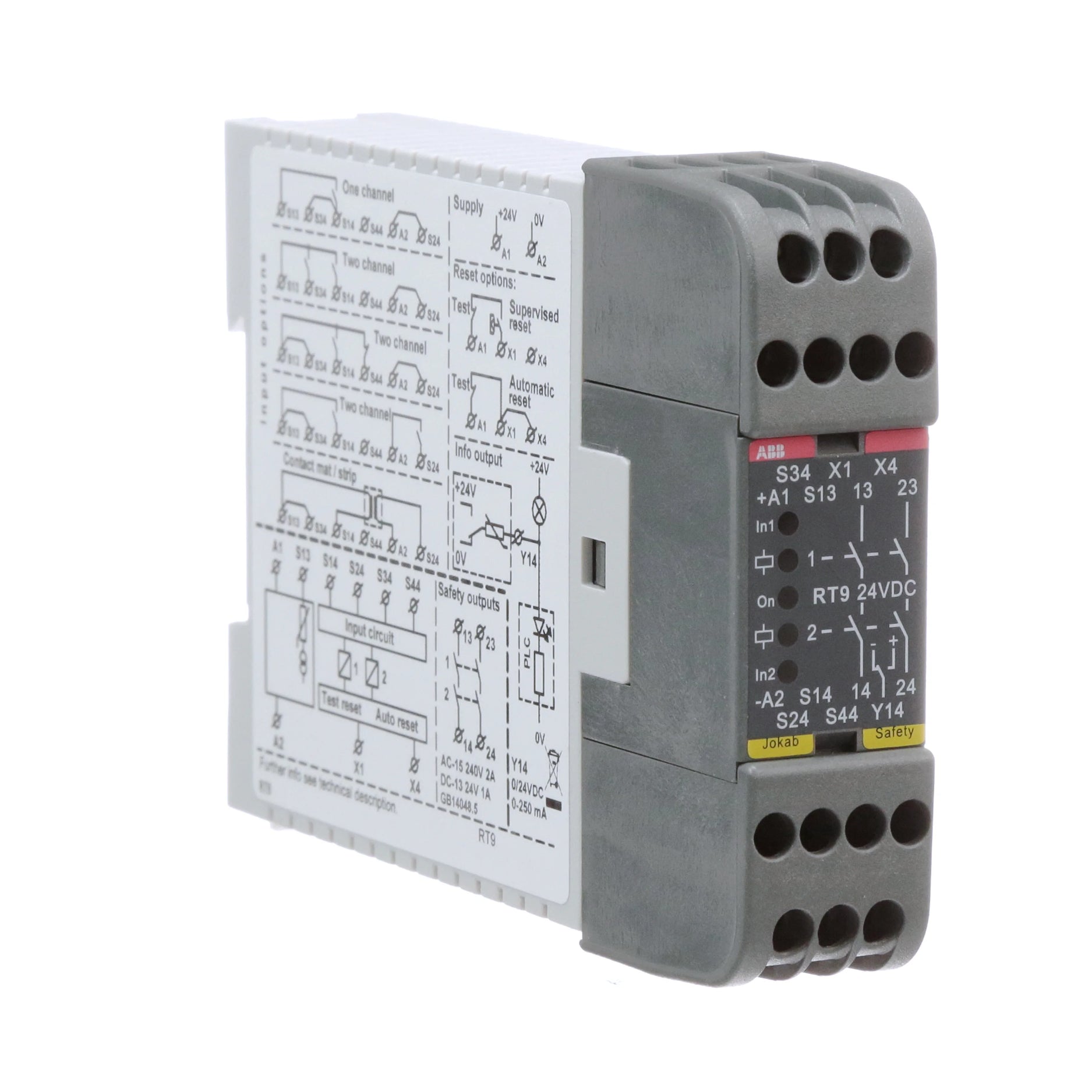 ABB RT9 Industrial Relay - High Performance Electrical Relay for Automation & Control Systems | Perfect for Manufacturing, HVAC, and Power Distribution Applications