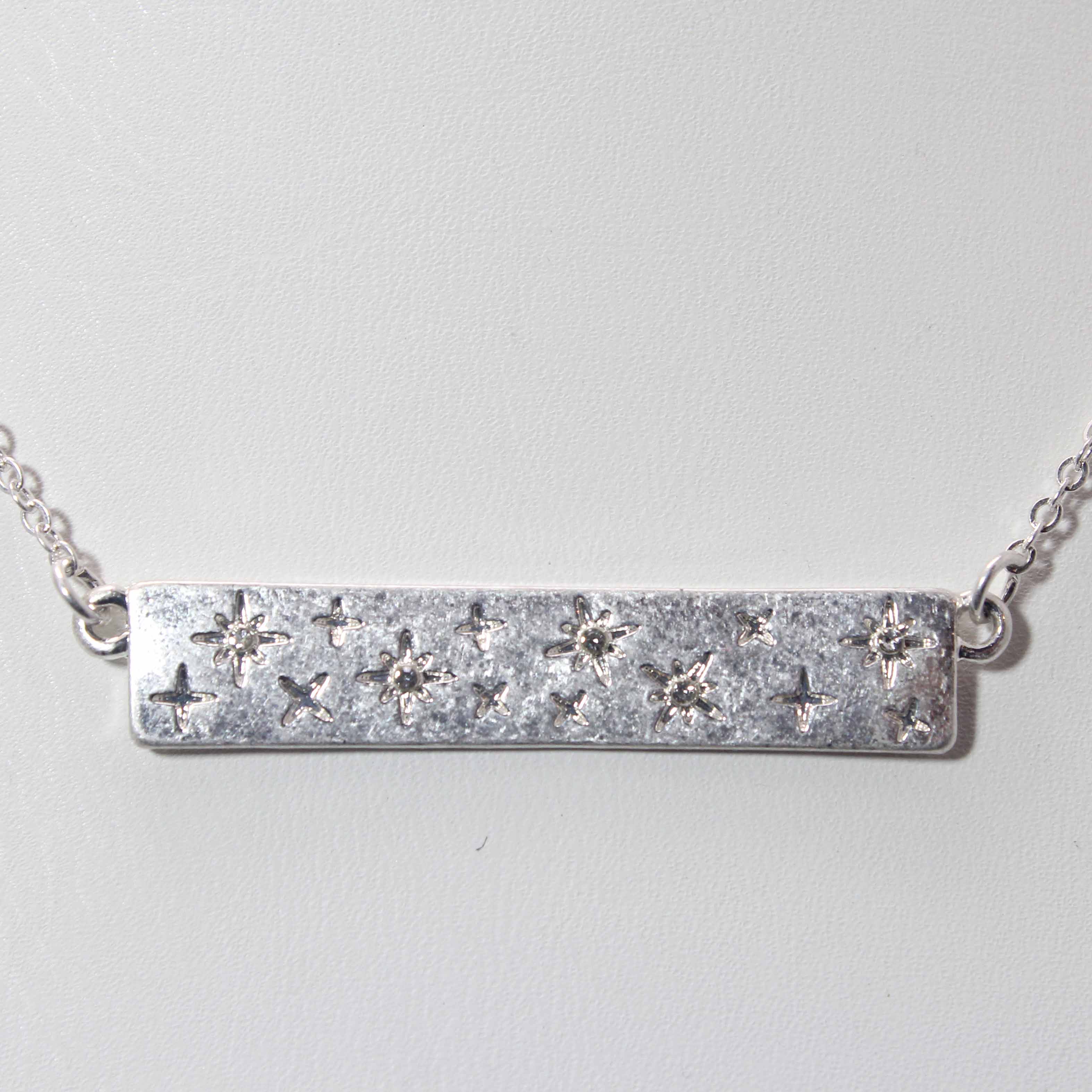 Personalized Star Engraved Pendant Necklace for Women - Custom Name Jewelry Gift for Her - Perfect for Anniversary, Birthday & Valentine's Day