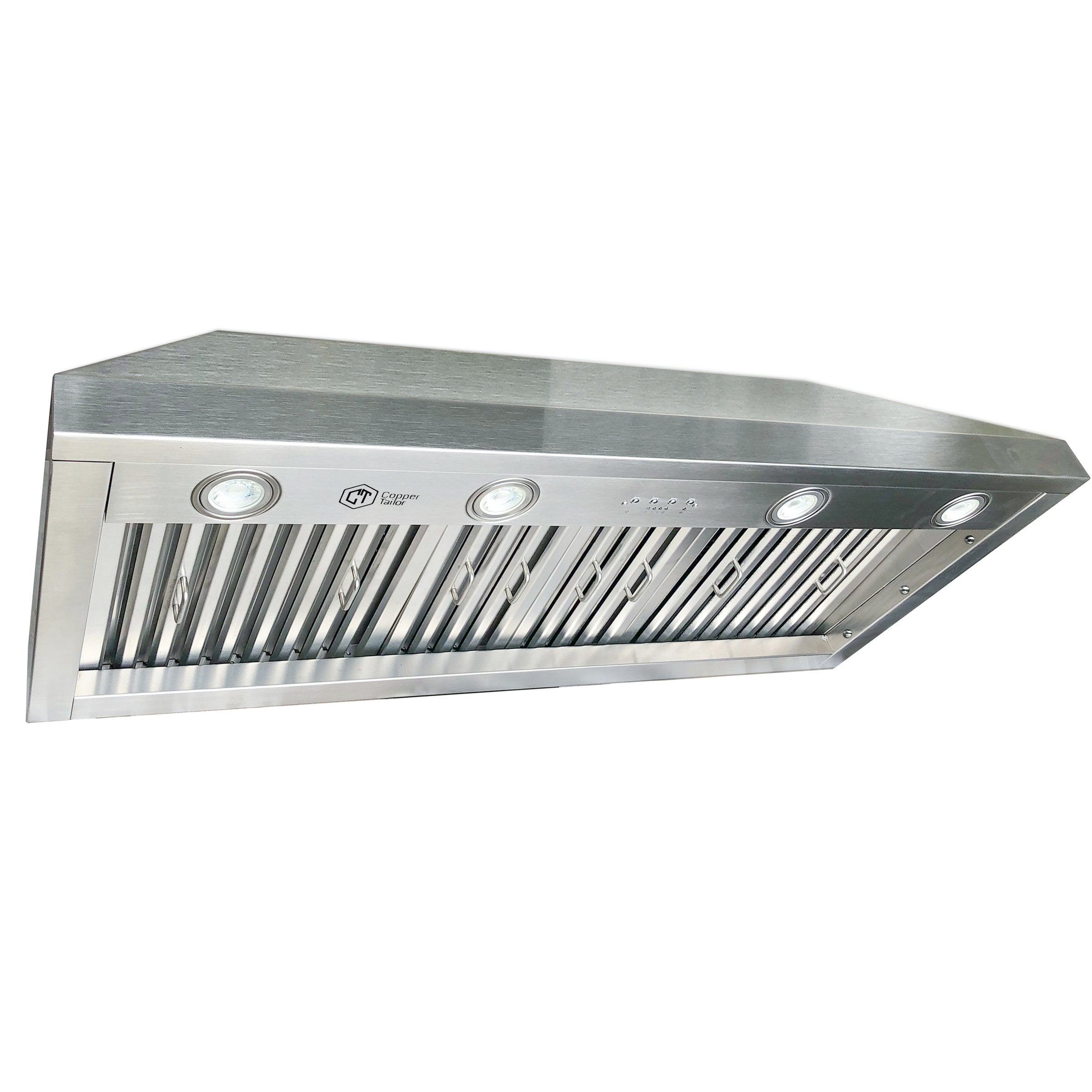 RHM Modern Box Custom Brushed Brass Range Hood H5 VH20 for Samsung - Premium Kitchen Ventilation for Modern Homes