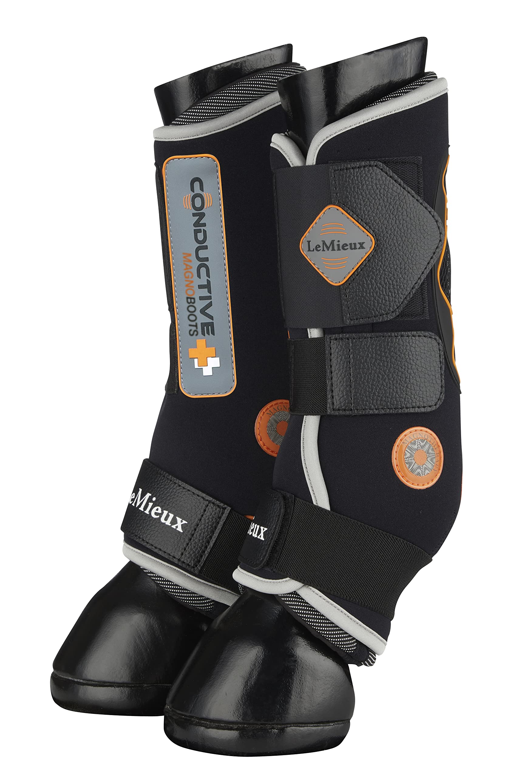 LeMieux Magno Magnetic Therapy Horse Boots - Conductive Equine Boots for Protection & Training - Horse Wraps & Accessories for Joint Support & Recovery - Ideal for Dressage, Jumping & Stable Use