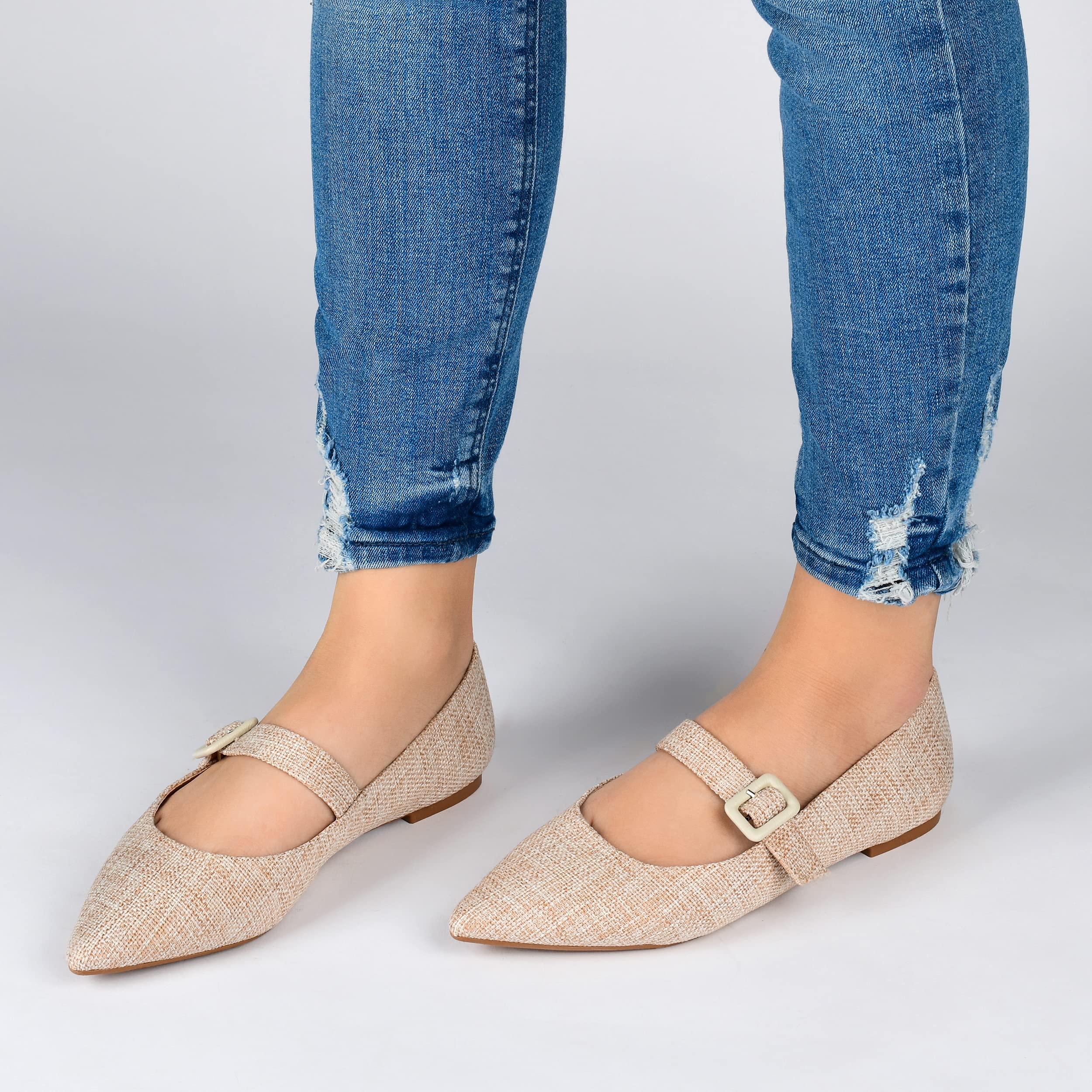 Journee Women's Karissa Comfortable Dress Flats - Elegant & Stylish for Work, Weddings & Casual Outings
