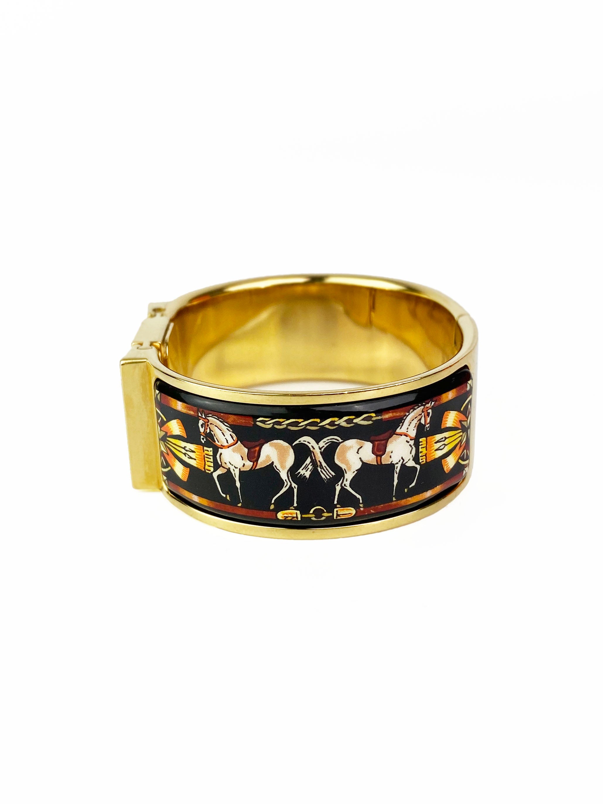 Luxury Hermes Gold Plated Loquet Bangle Watch for Women - Elegant Fashion Accessory for Parties, Weddings & Special Occasions