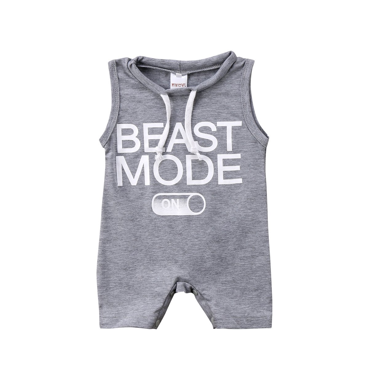 DUBASAM Newborn Infant Baby Boy Sleeveless Short Romper Jumpsuit - Soft Cotton Summer Outfit for Playtime & Photo Shoots