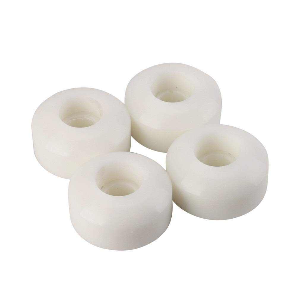 4PCS Classic The Wolf Series Pro Skateboard Wheels 52mm 30mm - Durable PU Wheels for Skateboard Deck & Longboard - High Performance & Smooth Ride - Perfect for Street Skating, Tricks & Commuting (White)