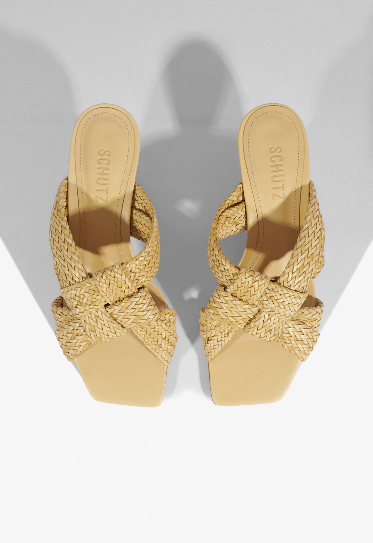 Kali Raffia Sandals Women's Size 25 Mid Heel (S2227200010001) - Perfect for Beach, Vacation, and Summer Outfits