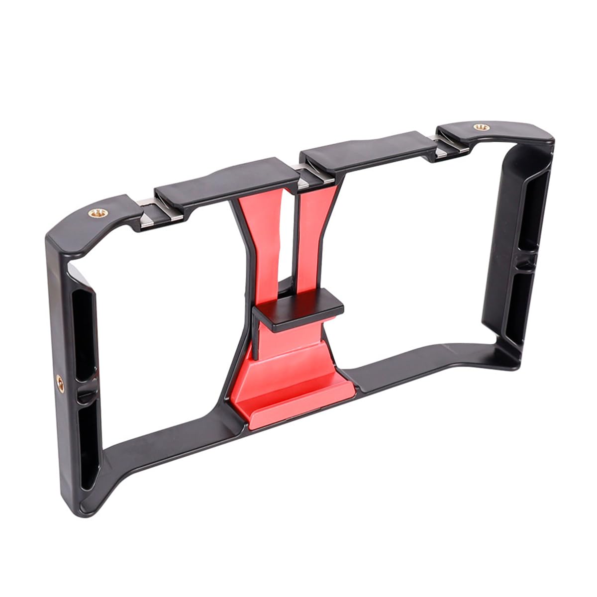 Professional Phone Cage for iPhone 16 Pro Max & Android - Universal Video Rig with Cold Shoe Mounts & 1/4