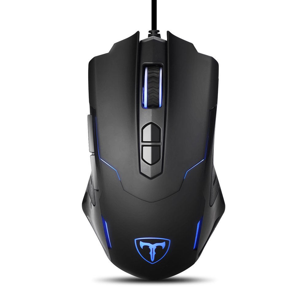 Premium Wired Gaming Mouse - Ergonomic RGB Backlit (16M Colors), 7 Programmable Buttons, Adjustable DPI up to 7200 - Perfect for PC, Laptop, Mac (Windows Compatible) - Ideal for FPS, MOBA & MMO Gaming - Black