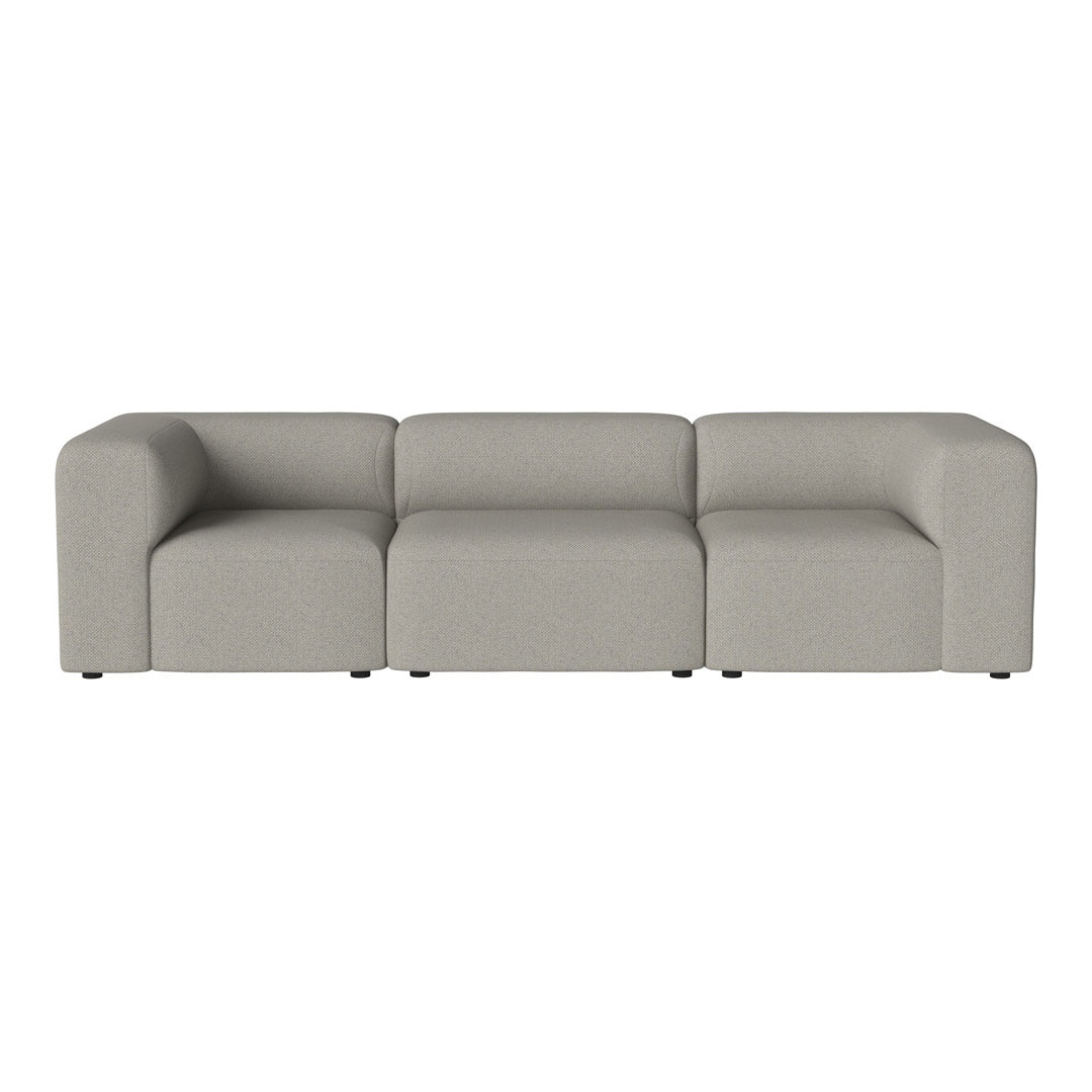 Modern Angle 3-Seater Sofa - Comfortable L-Shaped Sectional Couch for Living Room, Lounge & Small Spaces - Perfect for Apartments, Dorms and Cozy Home Decor