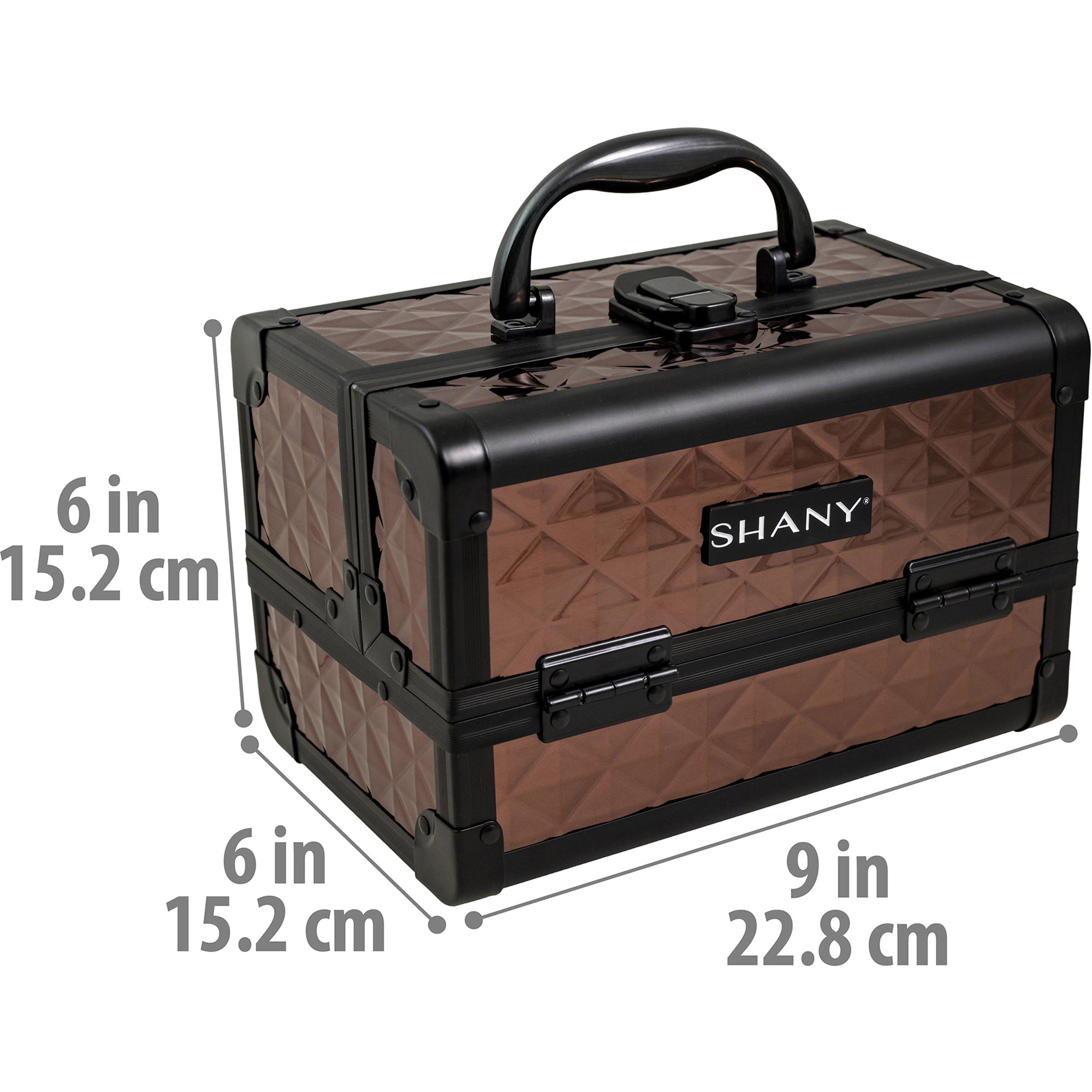 Professional Makeup Train Case with Mirror - Portable Cosmetic Organizer for Makeup Artists & Travel - Perfect for Salon, Home, and On-the-Go Beauty Needs