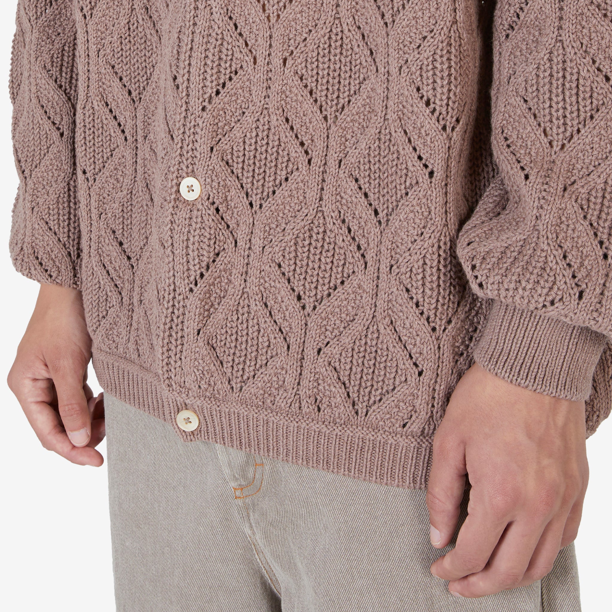 Premium Knit Polo Jacket for Men - Comfortable Coffee Brown Pullover for Casual Wear & Office Outfits | Perfect for Business Casual, Weekend Outings & Layered Fall Fashion